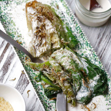 カリカリじゃこの焼きシーザーサラダ