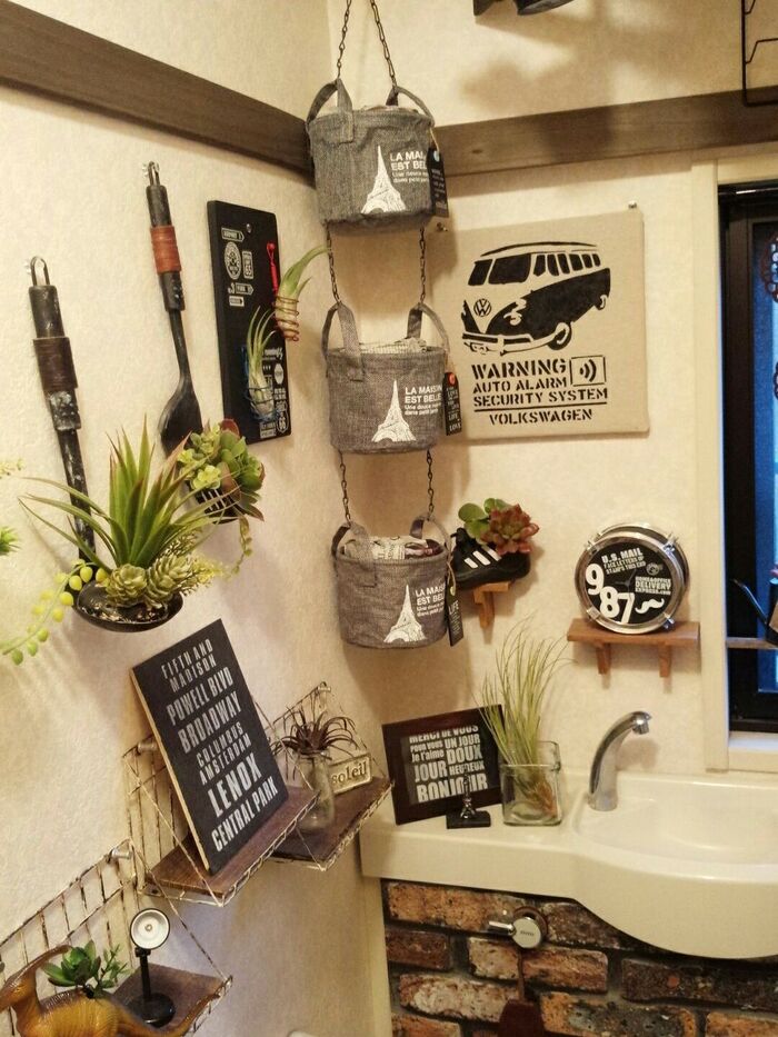 100均小物入れがトイレットペーパー収納に