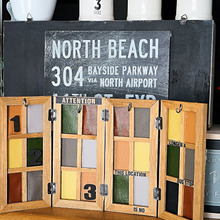 100均窓枠とハギレで簡単!ミニチュアパーテーション