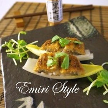 少量うなぎで満足♡おつまみ☆チコリ握り☆お酒にも合う!夏夜の納涼おとも♬