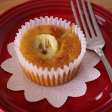 ホットケーキミックス(HM)でつくる、簡単はちみつバナナマフィン