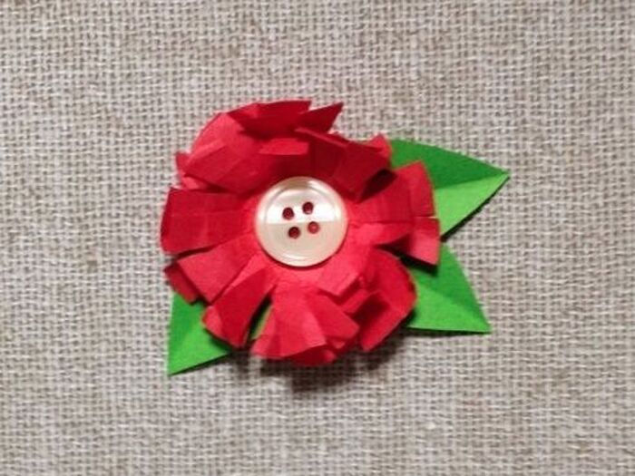 葉っぱをつける