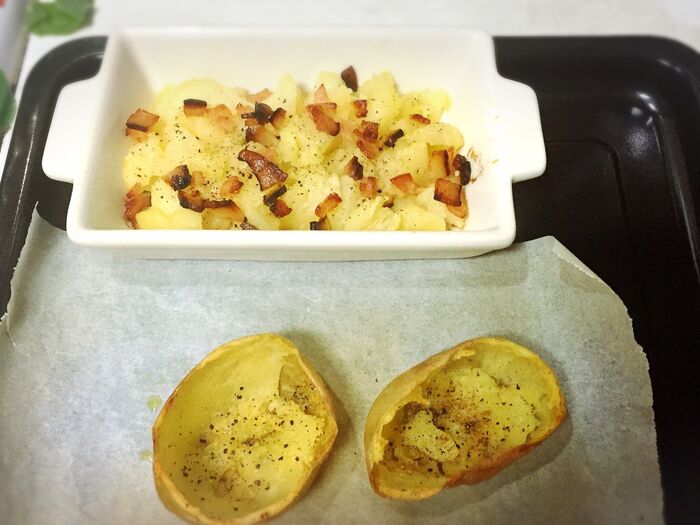 オーブン 200℃ 15分で焼きます。