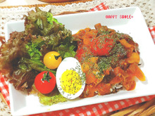 オーブン&レンジで簡単!おしゃれ☆カポナータのサラダ風ごはん♡