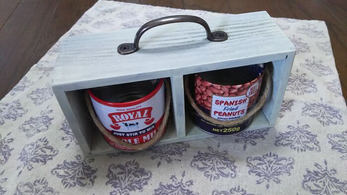 100均DIY【ミルク缶の小物入れ】