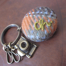 はぎれで簡単に作れるお洒落なマカロンキーホルダー