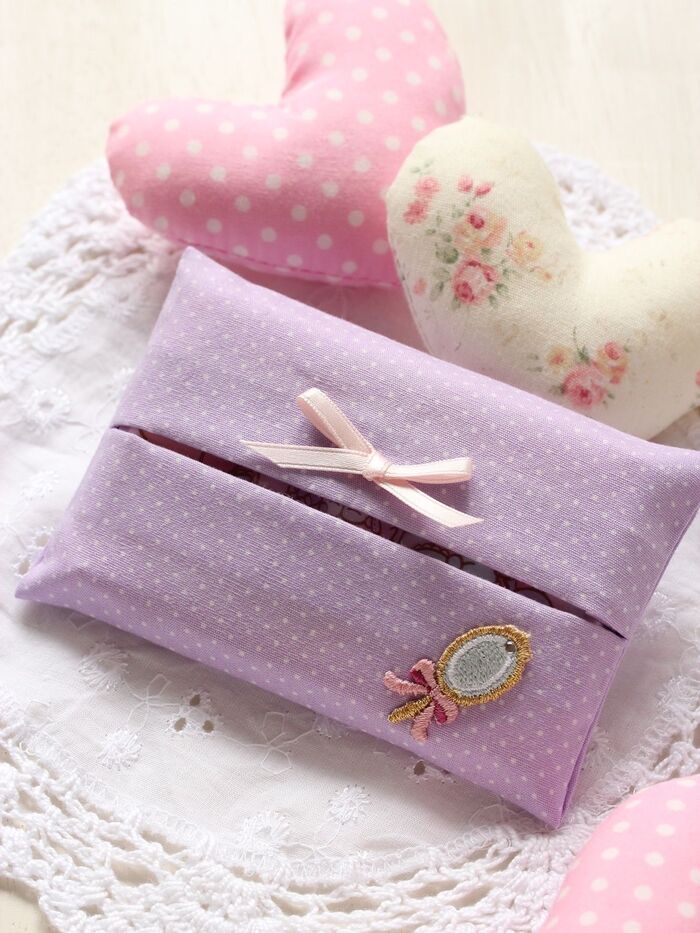 子供用ティッシュならはぎれ一枚で!時短de作るティッシュケース☆