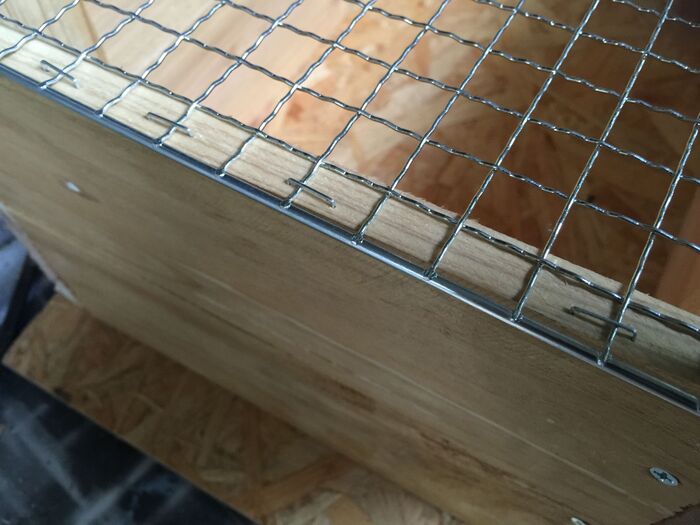 網をカットしたら