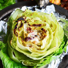 レタス半分まるっと焼きのレシピ