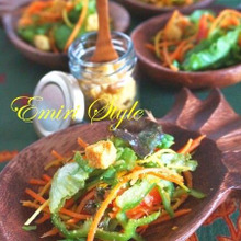 究極時短!粉ドレッシングdeカレーチーズ☆カフェ風サラダレシピ♡