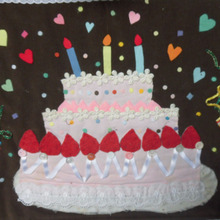 お子さんの夏休みの工作にぴったり♪はぎれで作る布絵アート