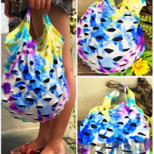 Tシャツリメイク!マジック染めでタイダイバッグ♪