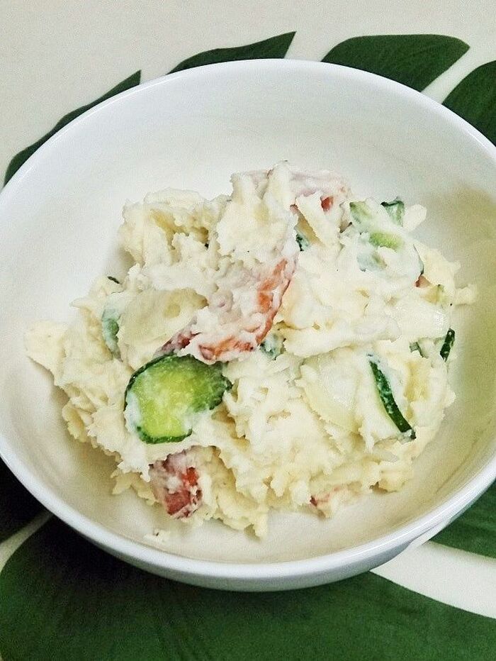 さっぱりしていて飽きがこない美味しさ!おっすお酢な ポテトサラダ