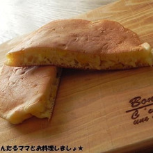 ホケミで簡単★とうもろこしパンケーキ