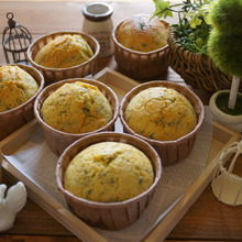 もちもち&しっとり♡小松菜カップケーキ