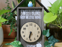 全部100均!なんちゃってだけど可愛いカフェ風鳩時計(^^)/