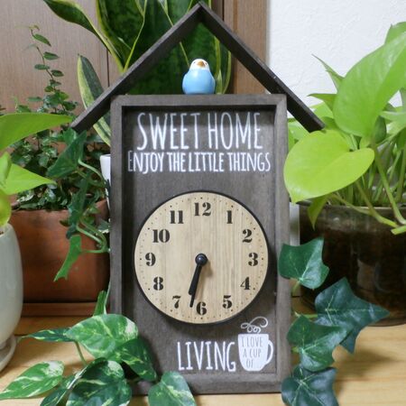 鳩時計風のアレンジ時計