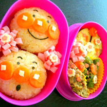 初心者さん向き!簡単キャラ弁!アンパンマン弁当