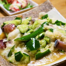 ポリ袋で簡単!火を使わず楽ちん♪叩いて楽しい☆きゅうりと長芋のサラダ