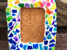 簡単リメイク!余ったプラ板でタイル風フレーム♪