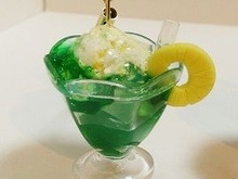 おゆまるくんでクリームソーダ!フェイクスィーツ