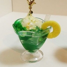 おゆまるくんでクリームソーダ!フェイクスィーツ