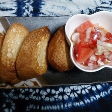 フレンチドレッシングで簡単ブルスケッタ