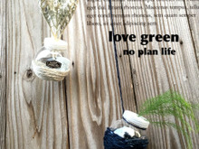 夏休みの工作にも♪編まない簡単プラントハンガーの作り方。