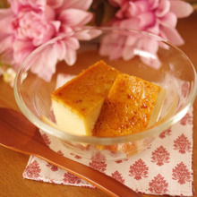 ホットケーキミックスと里芋で簡単ココナッツプリン(タイの焼きプリン、カノムモーケン)