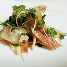 簡単 美味しい 刺身と薬味をポン酢で食べちゃお!