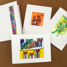 焼かないプラ板!窓のあるメッセージカードの作り方!