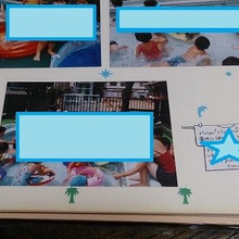 保育園の手紙やプログラムもアルバム作りに活用