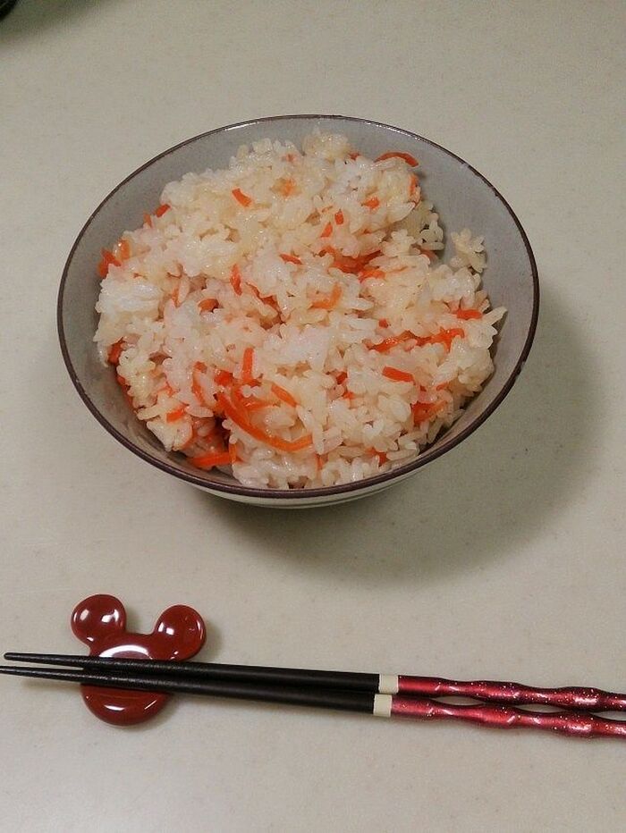 子供も大好きなレシピ!人参ご飯