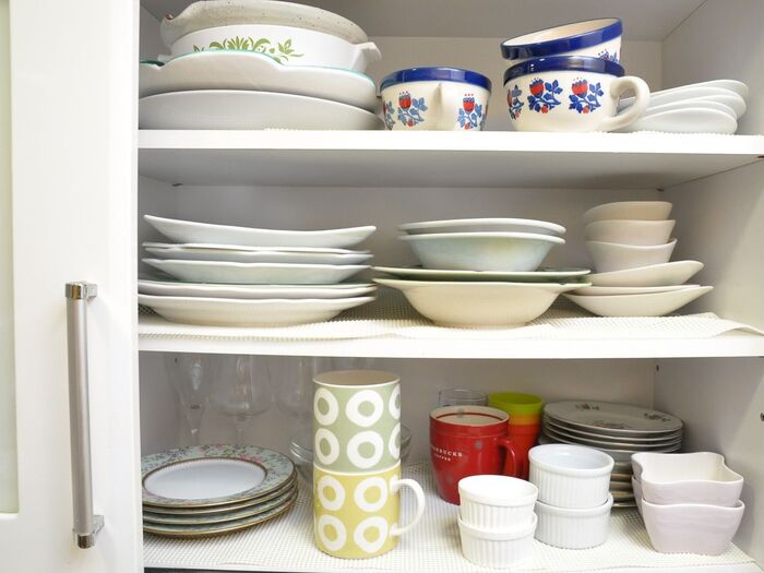 時短収納アイデア②食器を機能で分ける