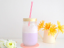 おうちでカフェ気分♡ブルーベリーを使って、さっぱりスムージー