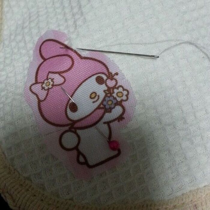 アップリケする