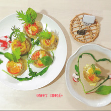 子供も喜ぶ♪マフィン型でレンジでチン!の花咲くチーズカレー♡