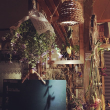 空き容器で簡単ランプシェード♡