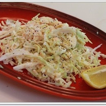 キャベツのサラダ♪明太レモンソース☆