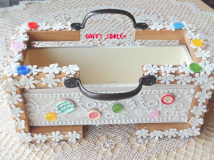 100均簡単木工☆キュンとくるポップなカラフルBOX♡