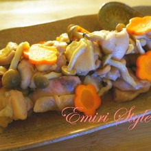 レンジdeほっこり和食♡鶏肉と人参ときのこの旨煮☆簡単時短煮物レシピ!お弁当にも♪