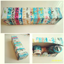 空ティッシュ箱で作る、マスキングテープストッカー