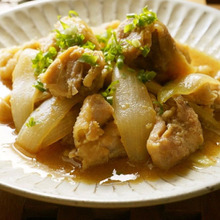 レンジで♪鶏のにんにく味噌煮