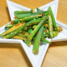 夏バテ解消!オクラのおかかにんにくバター醤油炒めのレシピ☆