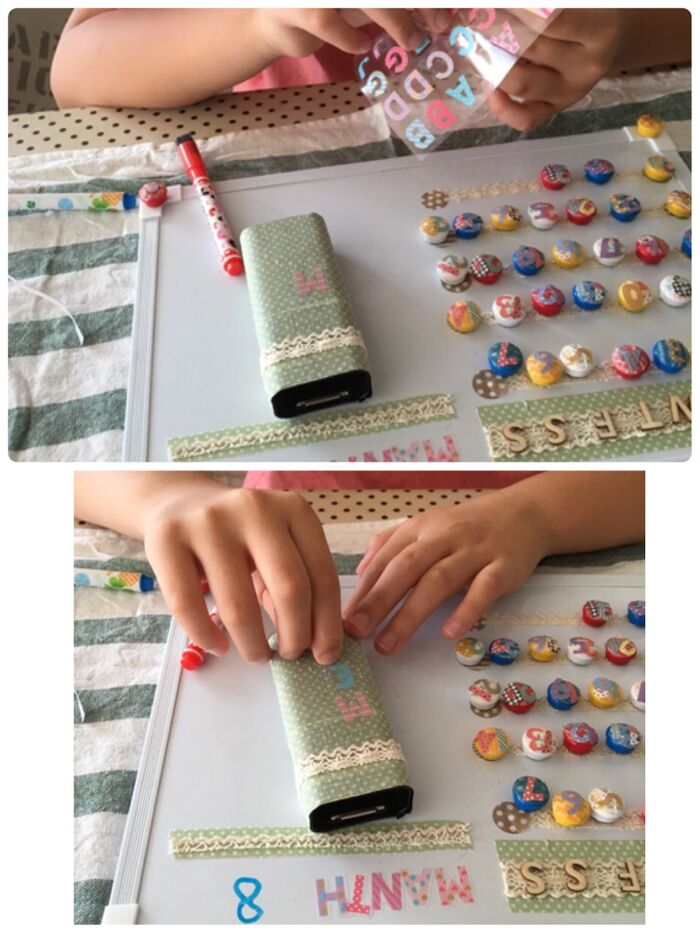 最後は周りやケースを飾り付け♡