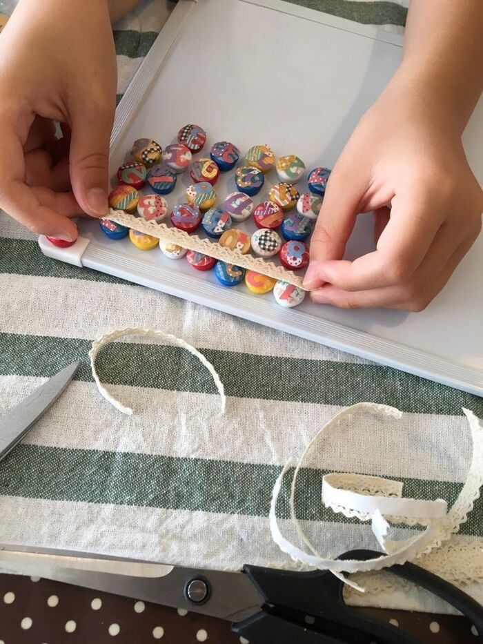 *作り方2*マグネット置き場を