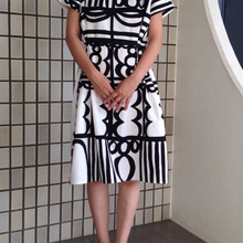 裁縫下手でも出来た!IKEAの生地で♪話題のとと姉ちゃん「直線裁ちワンピース」