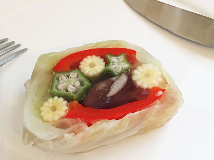 夏野菜のテリーヌ(圧力鍋で時短!)