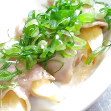 レンジで簡単調理♪豚肉のじゃがいもクルクル