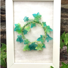 プラバンで葉っぱの作り方!年中使えるミニリース!